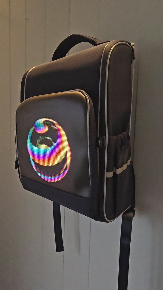 LED Skolesekk med Powerbank USB