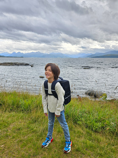 LED Skolesekk med Powerbank USB