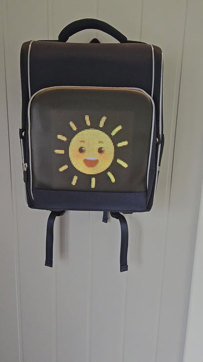 LED Skolesekk med Powerbank USB